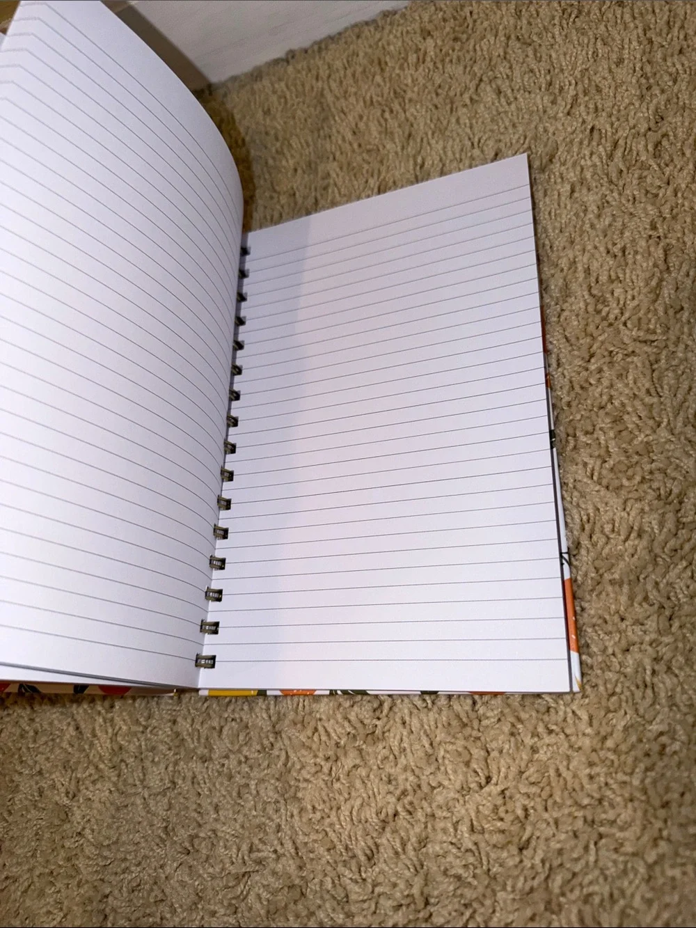 Elum Citrus Notes Spiral Journal — Orange & Yellow